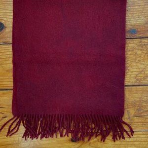 SALE! Hand Dyed Burgundy Cashmere Scarf